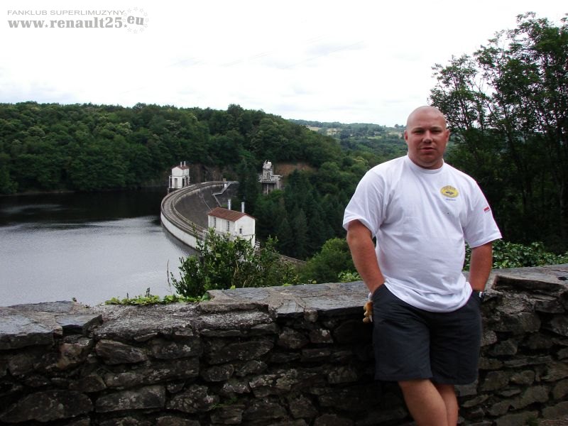 widoczek na tame nad zalewem eguzonskim