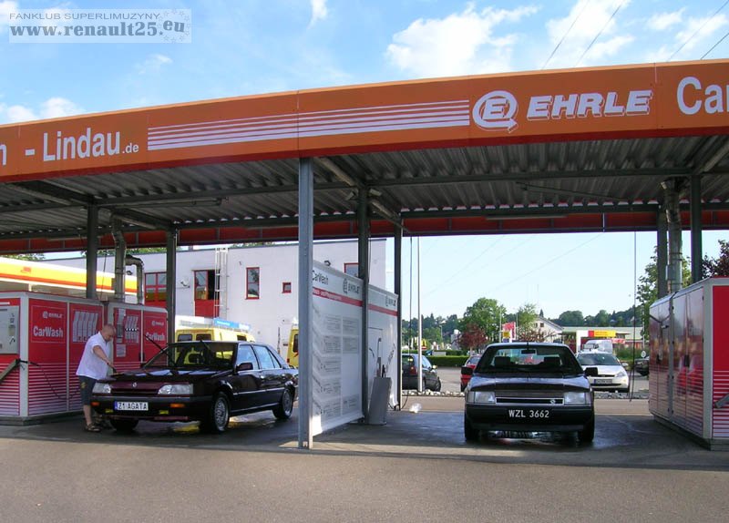 Poranna toaleta przed trasą do Polski