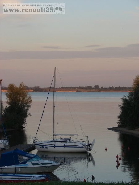 wieczorny widoczek na jeziorko!