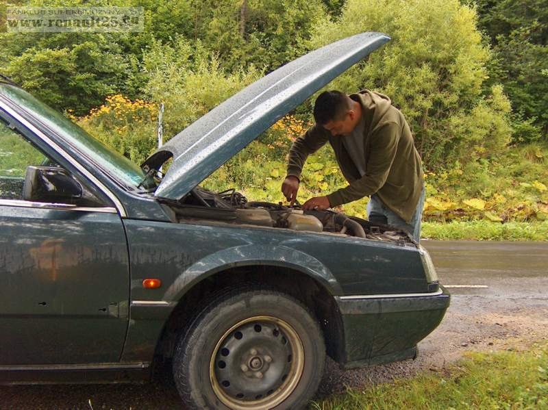 mała awaria w Bieszczadach