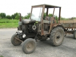 Pojazd wykonany przez rolnika w dekadzie Gomułki podczas zwalczania prywatnego sektora